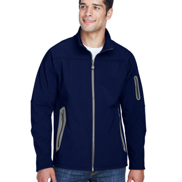 Men's Three-Layer Fleece Bonded Soft Shell Technical Jacket Thumbnail