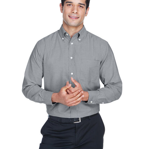Men's Long-Sleeve Oxford with Stain-Release Thumbnail
