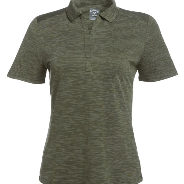 CALLAWAY BROKEN STRIPE TEXTURE LADIES' POLO Thumbnail