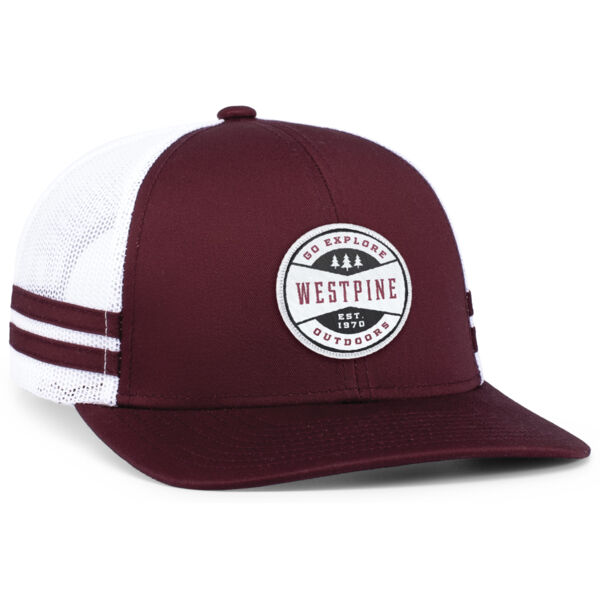 Low-Profile Stripe Trucker Cap Thumbnail