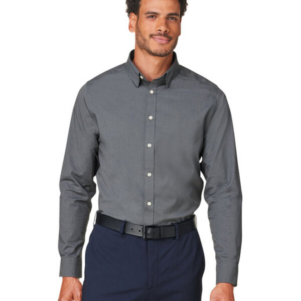 CrownLux Performance® Men's Spencer Poplin Shirt Thumbnail