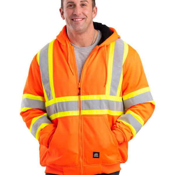 Men's Safety Striped Therman Lined Sweatshirt Thumbnail