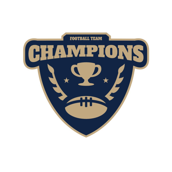 Champions Football Team logo template Thumbnail