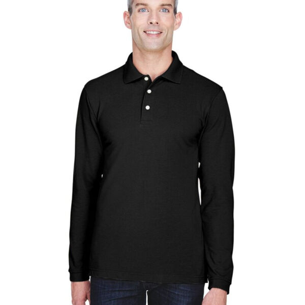 Men's Easy Blend™ Long Sleeve Polo Thumbnail