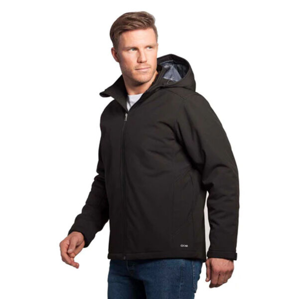 Hurricane - Men's Insulated Softshell Jacket w/ Detachable Hood Thumbnail